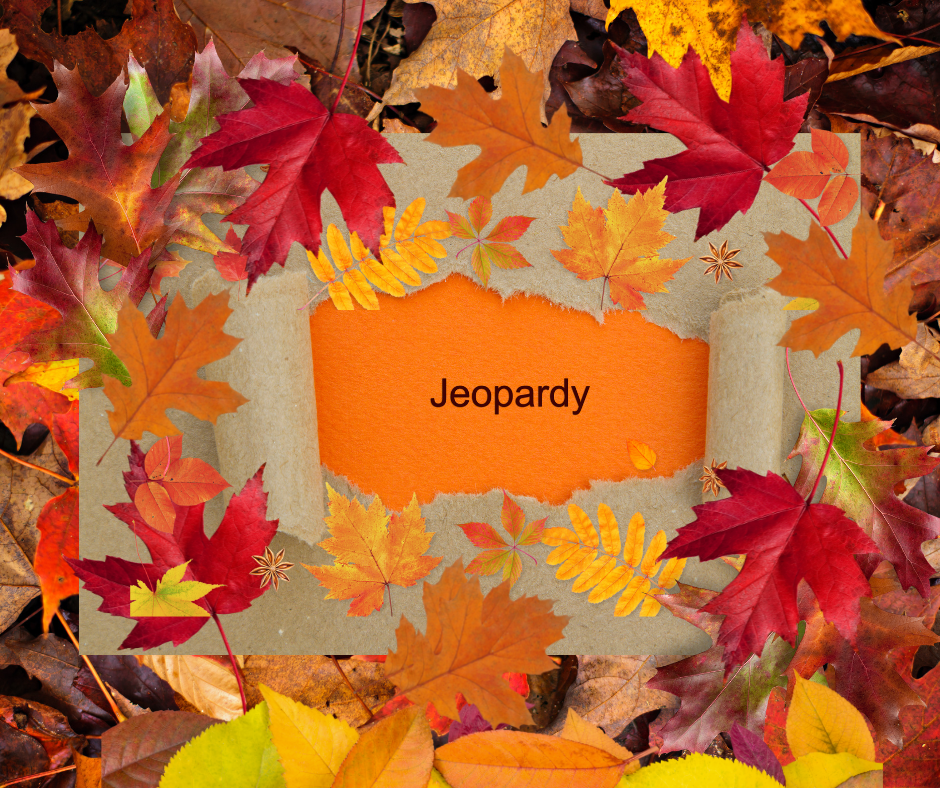 Autumn Jeopardy for Kids!
