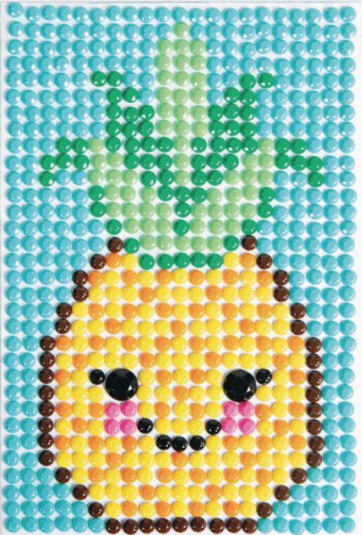 Pixel Painting: Smiling Pineapple