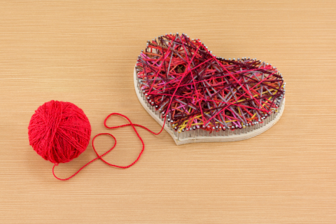 Heart String Art