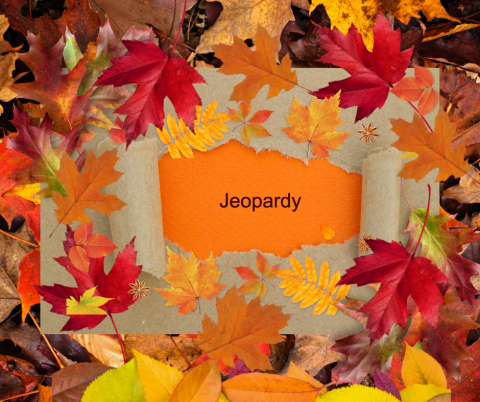 Autumn Jeopardy for Kids!