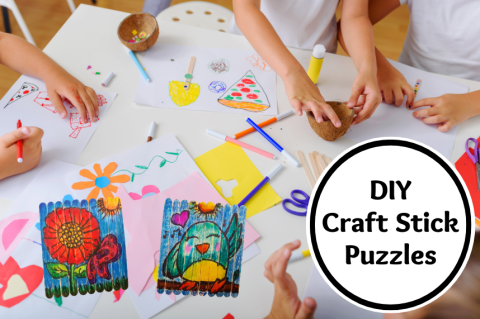 DIY Craft Stick Puzzles