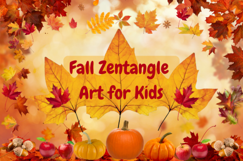 Fall Zentangle Art for Kids