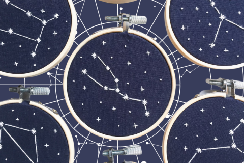 Constellation Embroidery