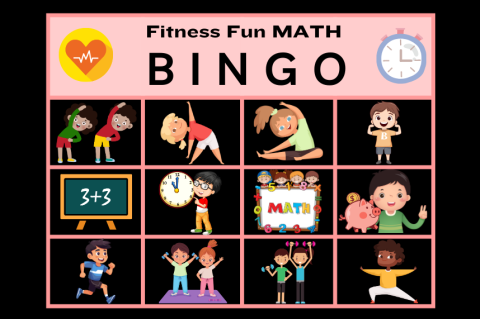 Fitness Fun MATH BINGO!