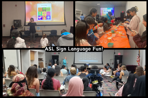 sign language storytime and craft program  at Kennedy Library