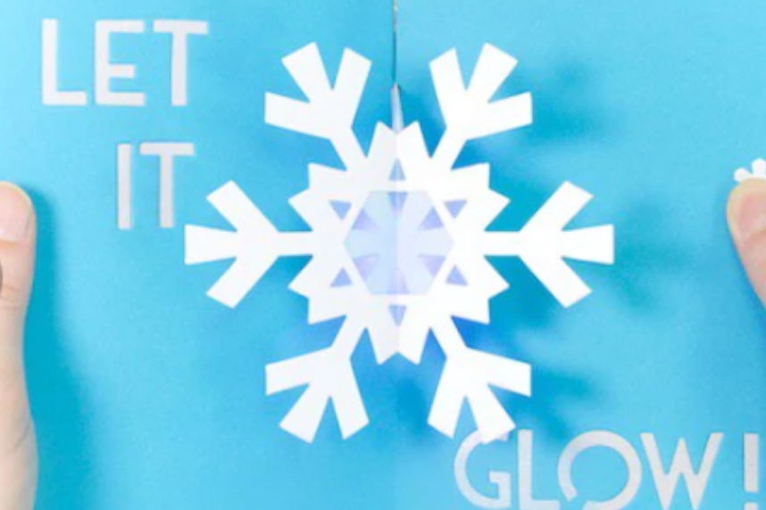 Example of Circuit Card saying Let it Glow