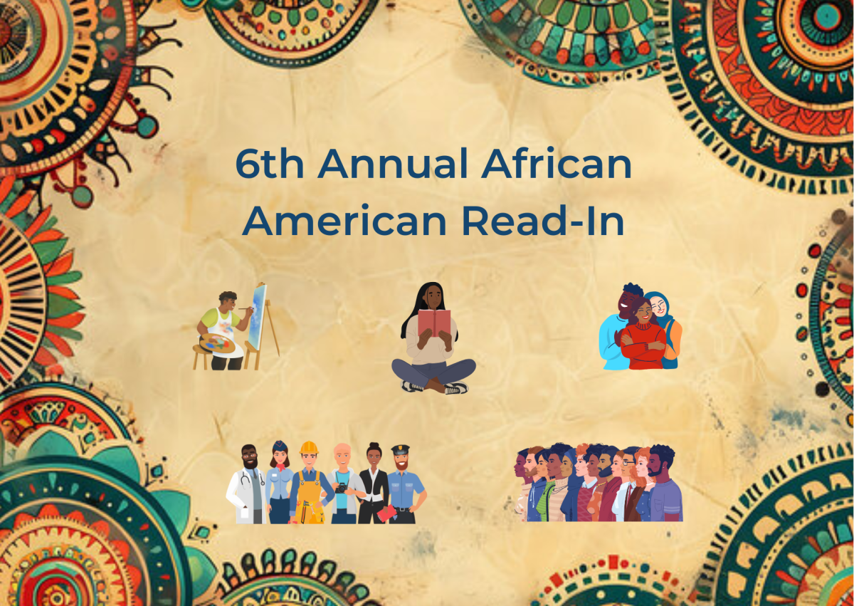 6th Annual African American Read-In on afrocentric background